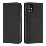 Magnet Card Case for Xiaomi Redmi Note 11 Pouch Card Wallet Card Holder Black, Hurtel