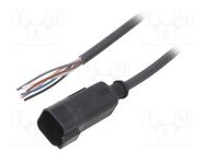 Connection lead; DT04-6P; PIN: 6; straight; 5m; plug; 48VAC; 8A; SAC PHOENIX CONTACT