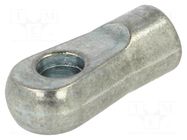 Mounting element for gas spring; zamak; 8.2mm; Thread: M8 PNEUMAT