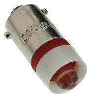 LED BULB, BA9S, RED, T-3 1/4