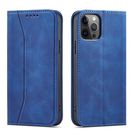 Magnet Fancy Case Case for iPhone 12 Pro Max Pouch Card Wallet Card Stand Blue, Hurtel