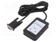 RFID reader; 4.3÷5.5V; RS232; antenna; Range: 100mm; 88x56x18mm ELATEC