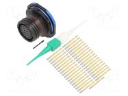 Connector: military; socket; female; PIN: 37; straight; crimped AMPHENOL AIR