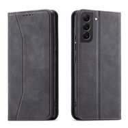 Magnet Fancy Case Case for Samsung Galaxy S22 + (S22 Plus) Pouch Wallet Card Holder Black, Hurtel