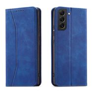 Magnet Fancy Case Case for Samsung Galaxy S22 + (S22 Plus) Pouch Wallet Card Holder Blue, Hurtel