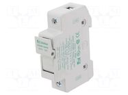 Fuse holder; 10.3x38mm; for DIN rail mounting; 30A; 600V; Poles: 1 LITTELFUSE