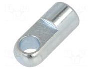 Mounting element for gas spring; zinc plated steel; 8.5mm PNEUMAT