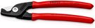KNIPEX 95 11 160 SB StepCut® Cable Shears plastic coated burnished 160 mm