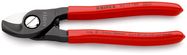 KNIPEX 95 11 165 SB Cable Shears plastic coated burnished 165 mm (self-service card/blister)