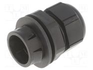 Cable gland; IP68; polyamide; black; push-in; Ømount.hole: 25.3mm LAPP