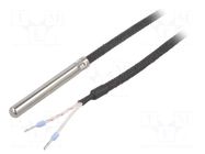 Sensor: temperature; Pt100; 100Ω; cl.B; Body dim: Ø6x50mm; IP65 TEWA TEMPERATURE SENSORS