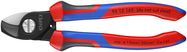 KNIPEX 95 12 165 Cable Shears with comfort handles burnished 179 mm