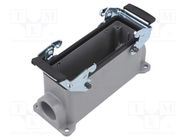 Enclosure: for HDC connectors; EPIC H-B; size H-B 24; PG21 