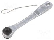Rattle; for working at height; 200mm; Mounting: 3/8" BETA