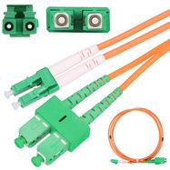 Extralink SC/APC-LC/APC | Patchcord | Multi Mode, OM2, Duplex, 3mm, 5m, EXTRALINK