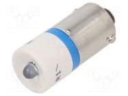 LED lamp; blue; BA9S,T10; 24VDC; 24VAC; -20÷60°C; Mat: plastic CML INNOVATIVE TECHNOLOGIES