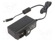 Power supply: switched-mode; mains,plug; 12VDC; 3A; 36W; Plug: none XP POWER