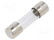 Fuse: fuse; 2.5A; 250VAC; quick blow; cylindrical,glass; 5x20mm EATON/BUSSMANN