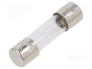 Fuse: fuse; time-lag; 500mA; 250VAC; cylindrical,glass; 5x20mm EATON/BUSSMANN