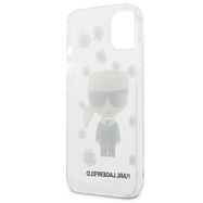 Karl Lagerfeld Flower Ikonik Karl Case for iPhone 13 mini - Transparent, Karl Lagerfeld