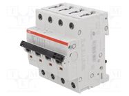 Circuit breaker; 400VAC; Inom: 32A; Poles: 4; Charact: C; 10kA; IP20 ABB