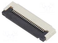 Connector: FFC/FPC; tinned; SMT; 0.4A; 50V; PIN: 24; Mat: LCP; ZIF GCT