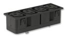 SOCKET, IEC, 4WAY, 2MM