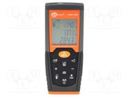Distance meter; LCD; 0.05÷100m; Temp: -10÷50°C; IP54; Unit: ft,m SONEL