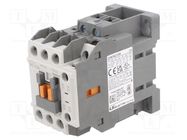 Contactor: 3-pole; NO x3; Auxiliary contacts: NO + NC; 125VDC; 22A LS ELECTRIC