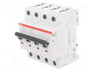 Circuit breaker; 230/400VAC; 20A; Poles: 3; for DIN rail mounting ABB