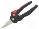Scissors; universal; L: 190mm; Cut length: 42mm; ergonomic handle BESSEY
