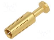 Contact; female; Han C® HMC; copper alloy; gold-plated; 1.5mm2 HARTING