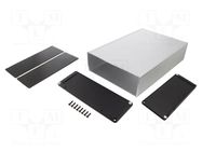 Enclosure: with panel; with fixing lugs; 1457U; X: 280mm; Y: 191mm HAMMOND