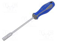 Screwdriver; 6-angles socket; Blade length: 125mm KING TONY