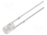 LED; green; 3mm; 250÷330mcd; 140°; Front: recessed; 2.7÷3.2VDC OPTOSUPPLY