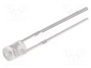 LED; 3mm; orange; 180÷220mcd; 140°; Front: recessed; 1.9÷2.4V OPTOSUPPLY