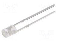 LED; orange; 3mm; 180÷220mcd; 140°; Front: recessed; 1.9÷2.4VDC OPTOSUPPLY