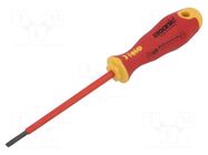 Screwdriver; insulated; slot; 4,0x0,8mm; ERGONIC® FELO