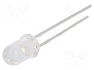 LED; 5mm; green; 4000mcd; 10°; Front: convex; 3.7V; No.of term: 2 EVERLIGHT