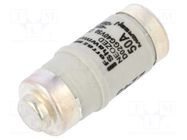 Fuse: fuse; 50A; 400VAC; 250VDC; gG; industrial; D02 MERSEN