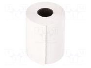 Office supplies: thermal roll; white; W: 57mm; L: 15m; Ø: 40mm; 10rl. QOLTEC