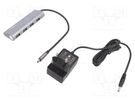 Hub USB; USB A socket x4,USB C plug; USB 3.2; PnP; 5Gbps LOGILINK