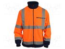 High visibility jacket; Size: XL; orange-navy blue VIZWELL