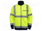 High visibility jacket; Size: M; yellow-navy blue VIZWELL