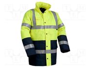 Work jacket; Size: L; yellow-navy blue; warning VIZWELL