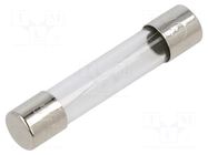 Fuse: fuse; 3A; 250VAC; quick blow; cylindrical,glass; 6.3x32mm EATON/BUSSMANN