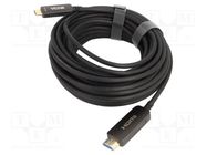 Adapter; HDCP 2.2,HDMI 2.0; HDMI plug,USB C plug; gold-plated VCOM