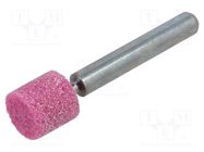 Grindingstone; Ø: 12mm; Ø: 6mm; aluminium oxide; Mounting: rod 6mm PG PROFESSIONAL