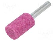 Grindingstone; Ø: 15mm; Ø: 6mm; aluminium oxide; Mounting: rod 6mm PG PROFESSIONAL