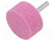 Grindingstone; Ø: 40mm; Ø: 6mm; aluminium oxide; Mounting: rod 6mm PG PROFESSIONAL